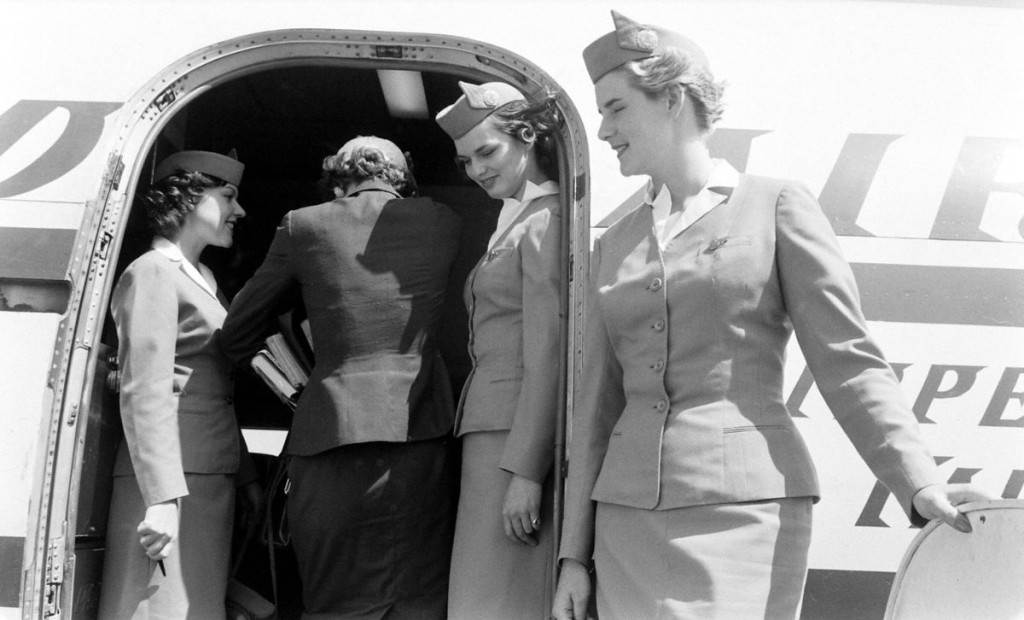 1950s Pan Am Stewardesses Clipper Crew